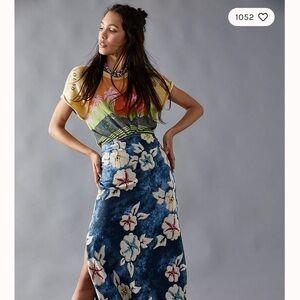 NWT Free People- skirt is lined and has side slits - open back